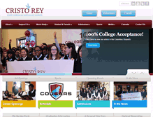 Tablet Screenshot of cristoreycolumbus.org
